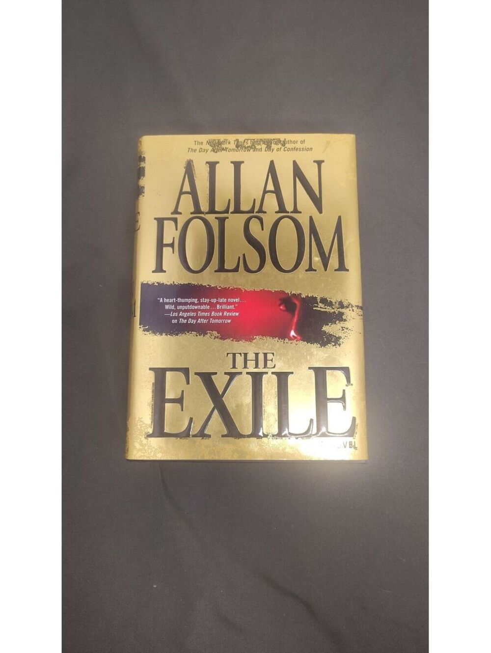 The Exile Allan Folsom 2004 First Edition Hardcover Thriller Mystery Novel